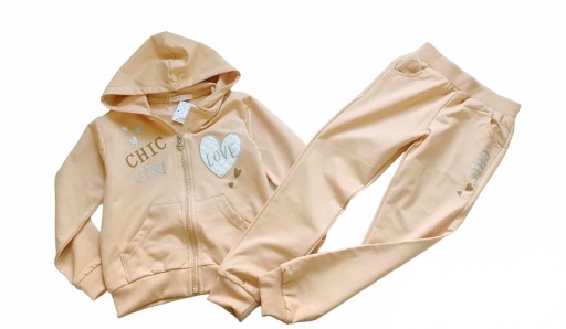 Хлопковый спортивный костюм CHIC GIRL для девочек 122-128
