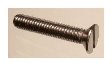 ВИНТЫ M2x5 с потайной головкой DIN963 ДЛЯ ПЛОСКОЙ ОТВЕРТКИ A2 INOX 20 шт.