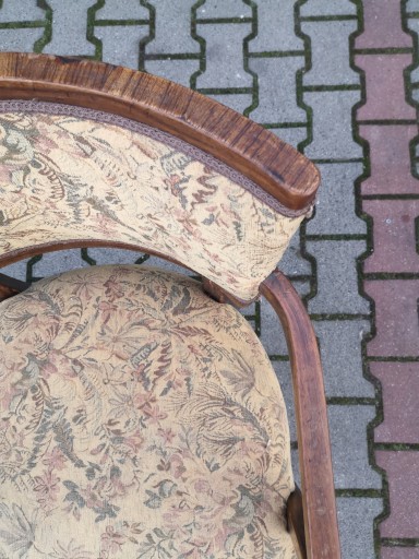 4 стула + кресло - арт-деко - винтажный дизайн - Thonet
