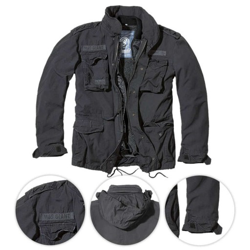 КУРТКА МУЖСКАЯ M65 GIANT BRANDIT ЧЕРНАЯ XXL
