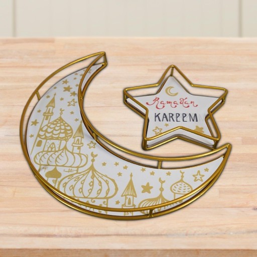 Taca obiadowa Eid Moon Tace w kształcie gwiazdy St