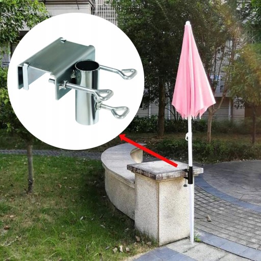 1Pc balkon uchwyt na parasol Parasol zacisk