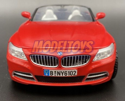BMW Z4 2010 1:24 модель Motormax 73349 красный