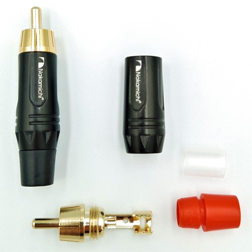 RCA РАЗЪЕМ NAKAMICHI COPPER OFC GOLD 7мм 4 шт.