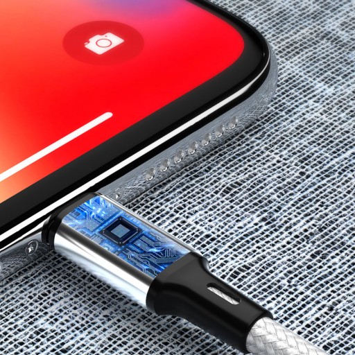 Оригинальный USB-кабель ROCK для iPhone 6, 7, 8 X S, 1 м