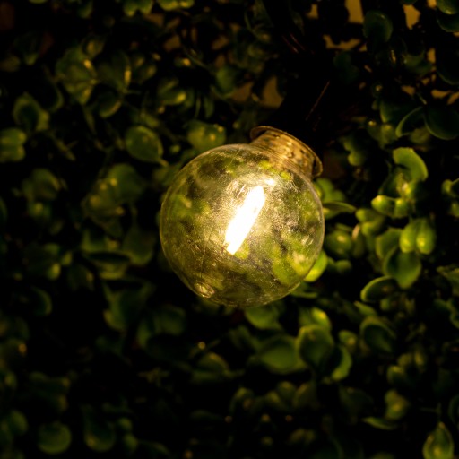 Girlanda Solarna Ogrodowa 20x LED Ozdobne Kulki G50 10.6m 3000K RGB + Pilot
