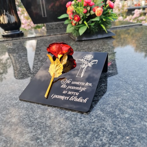 Подставка для кладбища, ГРАВИРОВКА ГРАНИКА, украшение могилы, ВЕЧНАЯ РОЗА
