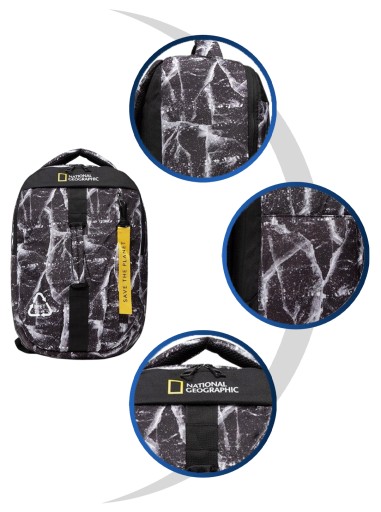 PLECAK JEDNOKOMOROWY NATIONAL GEOGRAPHIC NATURAL 15782 CRACKED PRIN 16l