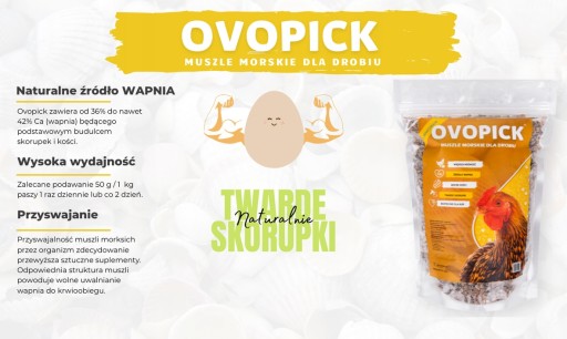 Witaminy dla kur niosek POLFAMIX A+Z 1KG + OVOPICK