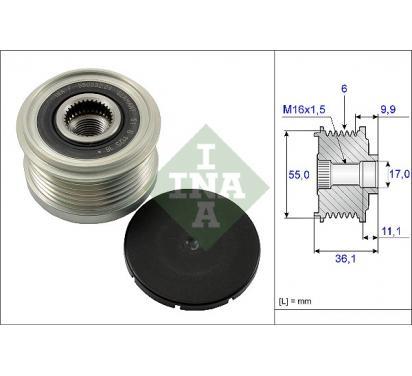 INA KOLO PASOWE ALTERNATORA CITR JUMPER FIAT