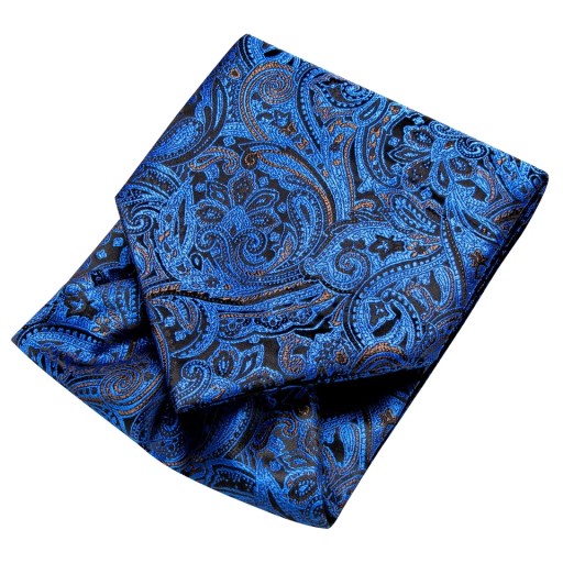 Мужской комплект жаккардовых шалей Ascot, запонки POCKET CHECK, доставка24