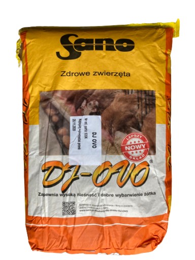 SANO DJ-OVO 25КГ ГРАНУЛЯТНЫЙ корм для кур-несушек