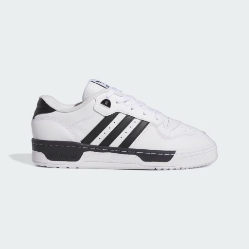 Adidas Originals соперничество с низким белым черным