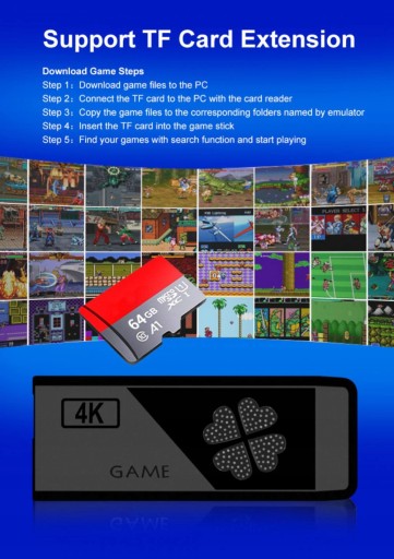 Game Stick Retro Handheld M8 Game Stick 64 GB 32 GB