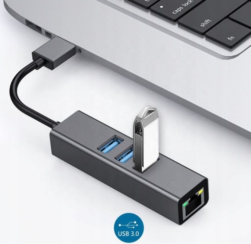 КОНЦЕНТР СЕТЕВОЙ КАРТЫ USB 3.0 GIGABIT LAN 1000 МБ RJ45