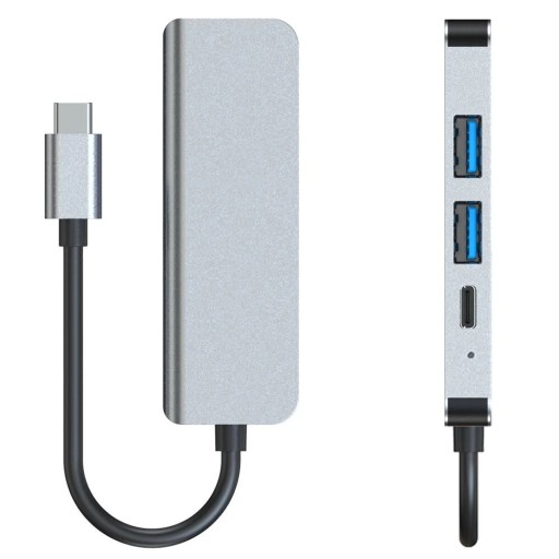 Док-станция TECH-PROTECT V2-Hub 4в1 Серый