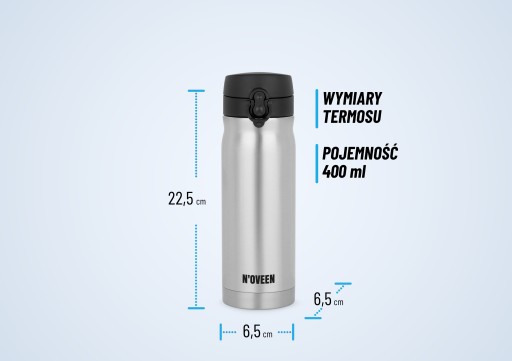 ТЕРМОБУТЫЛКА, ТЕРМОКРУЖКА, БУТЫЛКА, 400мл, СТАЛЬ