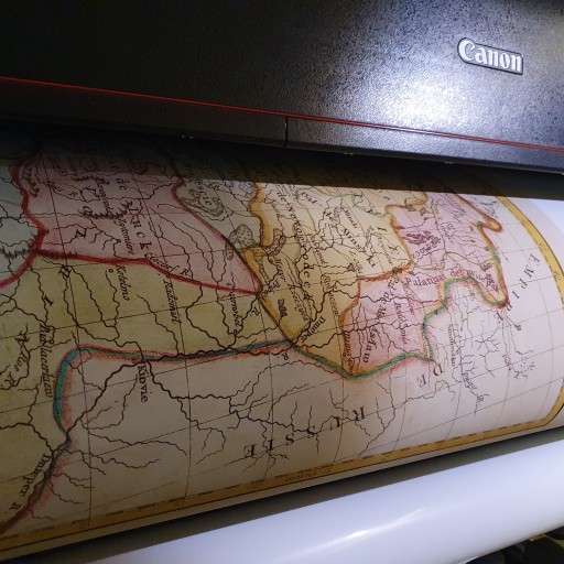 Старая карта - Польша, Силезия - Гусь 1657 г. - 70x50см