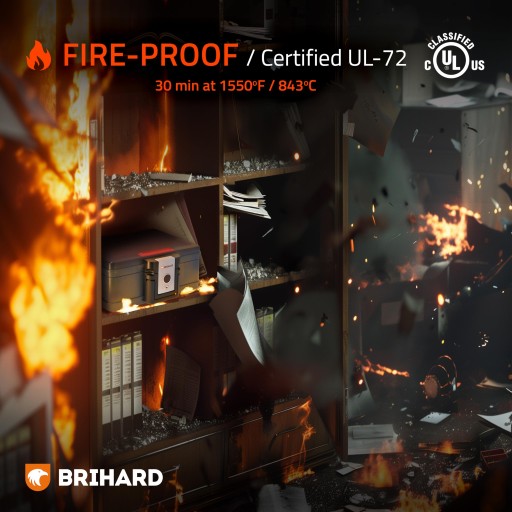 Портативная сертифицированная кассета Brihard 2017, A4 -