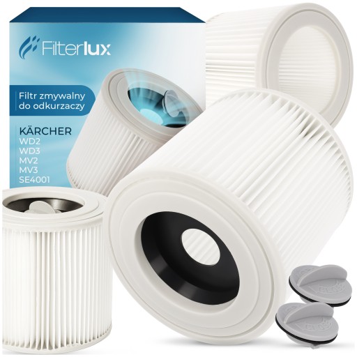 ФИЛЬТР ДЛЯ KARCHER WD2 WD3 SE4001 MV2 MV3 NT27 МОЮЩИЙСЯ Enhanced Air