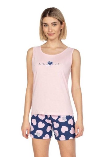 ЖЕНСКАЯ ФУТБОЛКА ПИЖАМА REGINA SHORTS 664/XXL РОЗОВАЯ