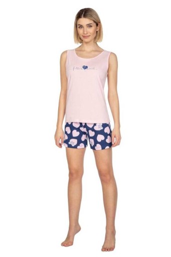 ЖЕНСКАЯ ФУТБОЛКА ПИЖАМА REGINA SHORTS 664/XXL РОЗОВАЯ