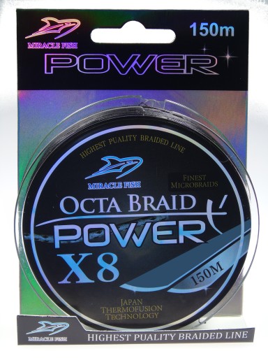 OCTA POWER X8 МОСТ 150M 0,08 ММ ЧЕРНЫЙ