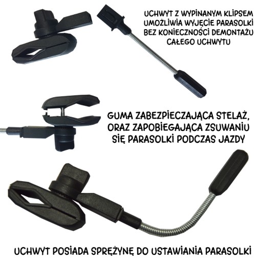 EDISA - ЗОНТ ДЛЯ РУЧКИ КОЛЯСКИ UNI
