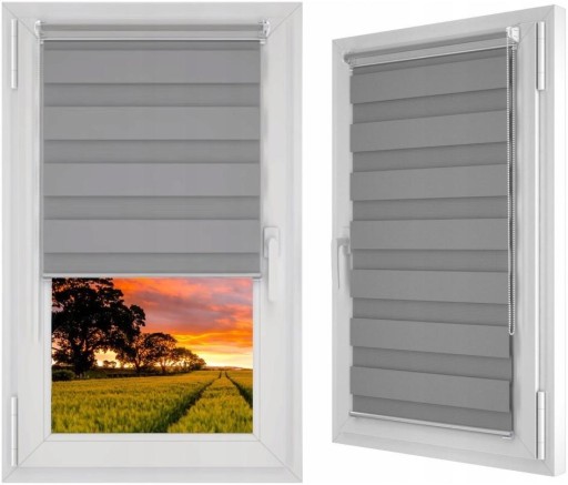Roleta Dzień Noc nowoczesne kolory wymiar 32x140