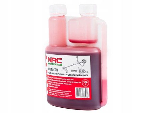 Olej NAC Mix 0.5L Z DOZOWNIKIEM 2T 0,5L