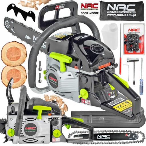NAC БЕНЗИНОВАЯ ЦЕПНАЯ ПИЛА ДЕРЕВО МОЩНАЯ 3HP 45CM CST52-45-01AC