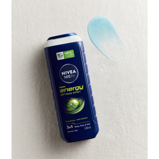 4 шт. NIVEA ГЕЛЬ ДЛЯ ДУША ДЛЯ МУЖЧИН ENERGY 500 МЛ