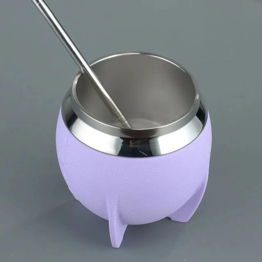 Чашка для чая Yerba Mate с двойными стенками из нержавеющей стали, 280 мл Rocket C