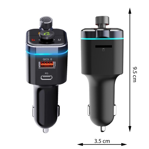 FM-ПЕРЕДАТЧИК BLUETOOTH ЗАРЯДНОЕ УСТРОЙСТВО ДЛЯ MP3 2XUSB SD LCD