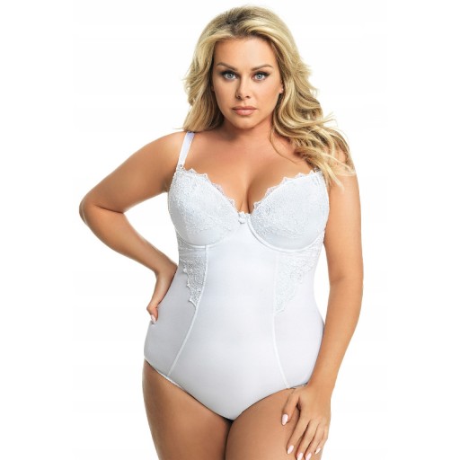 Body modelujące Gorsenia Livia G184 80G białe