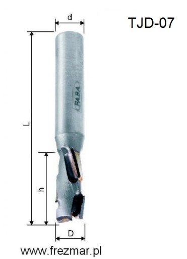 Алмазная концевая фреза DIA TJD-07 D=10 B=25 FABA