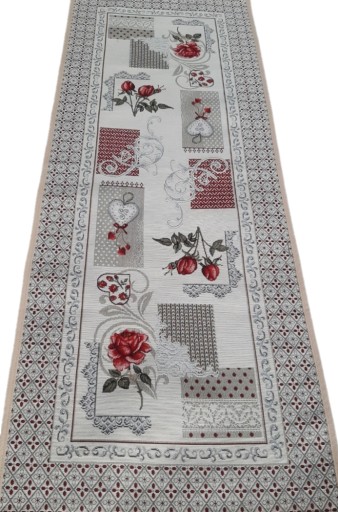BIEŻNIK PATCHWORK RÓŻE DUŻY WYBÓR 40x100 cm 330