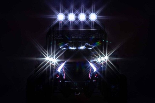 Большой электрический Quad Quattro Bluetooth со светодиодной подсветкой, кожаный