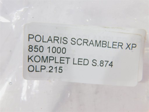ПЕРЕДНИЙ ФОНАРЬ POLARIS SCRAMBLER XP 850 1000 SET LED