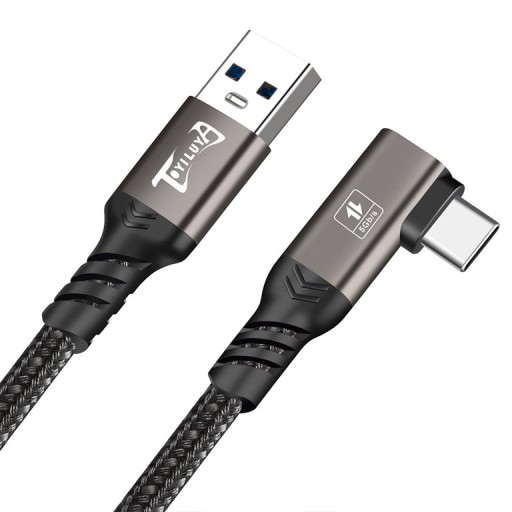 USB 3.2 тип A — USB C плетеный кабель премиум-класса для Meta Oculus Quest 1/2/3 5 м