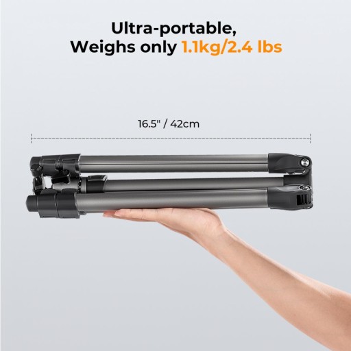 ШТАТИВ ULTRALIGHT K&F ALU/MAG 168CM F263A4 + держатель для телефона
