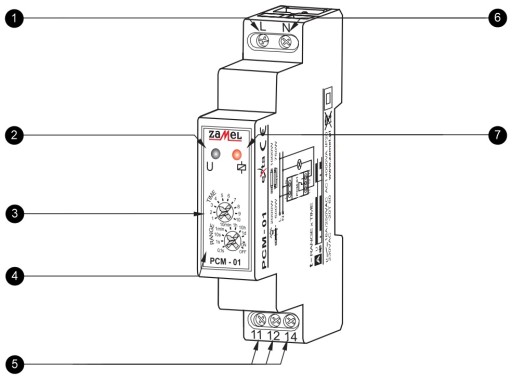 ZAMEL PRZEKAŹNIK OPÓŹNIONY 1Z 16A 230V EXTA PCM-01