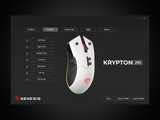 ИГРОВАЯ МЫШЬ GENESIS KRYPTON 290 RGB 6400 DPI
