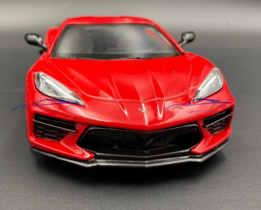 Chevrolet Corvette C8 2020 красный 1:24 Motormax 79360