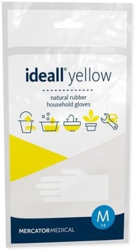 RĘKAWICE LATEKSOWE IDEALL YELLOW GOSPODARCZE M