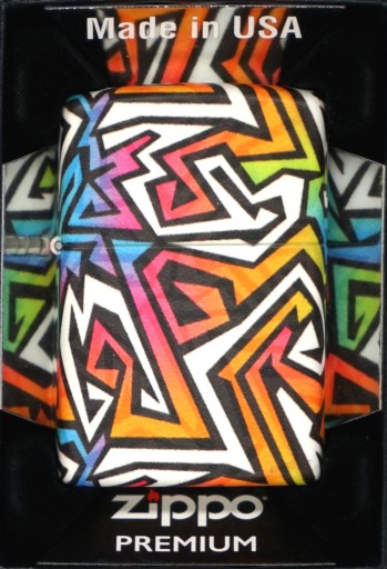 Подарочный набор ZIPPO COLORFUL GRAFFITI DESIGN*№2.
