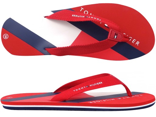 TOMMY HILFIGER FLIP FLOP JAPONKI KLAPKI PLAŻA
