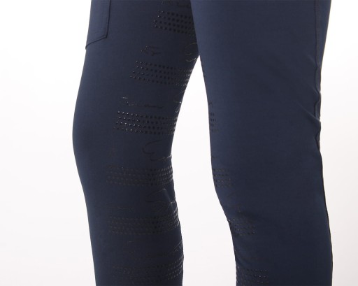 Legginsy młodzieżowe QHP Eden FullGrip granat 152