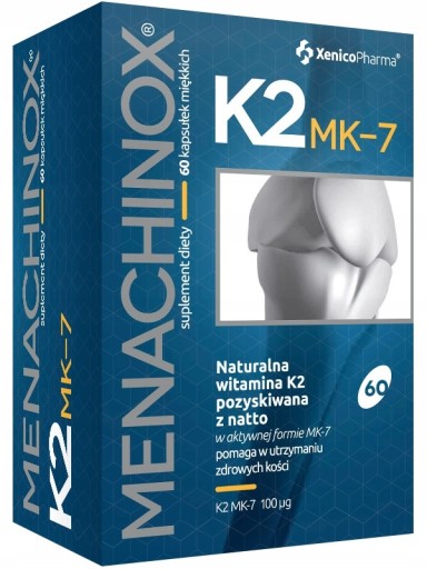 XENICO Menachinox K2 MK-7 witamina K2 z natto 60