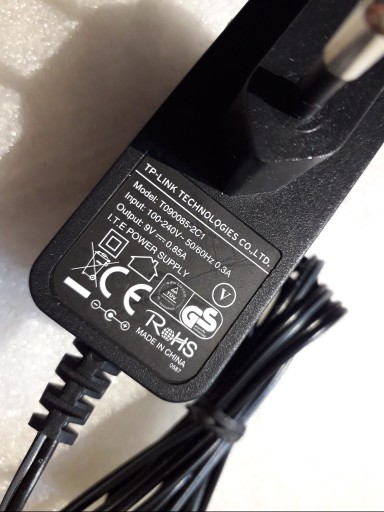 oryginalny zasilacz tp-link 9V 0,85A do routera